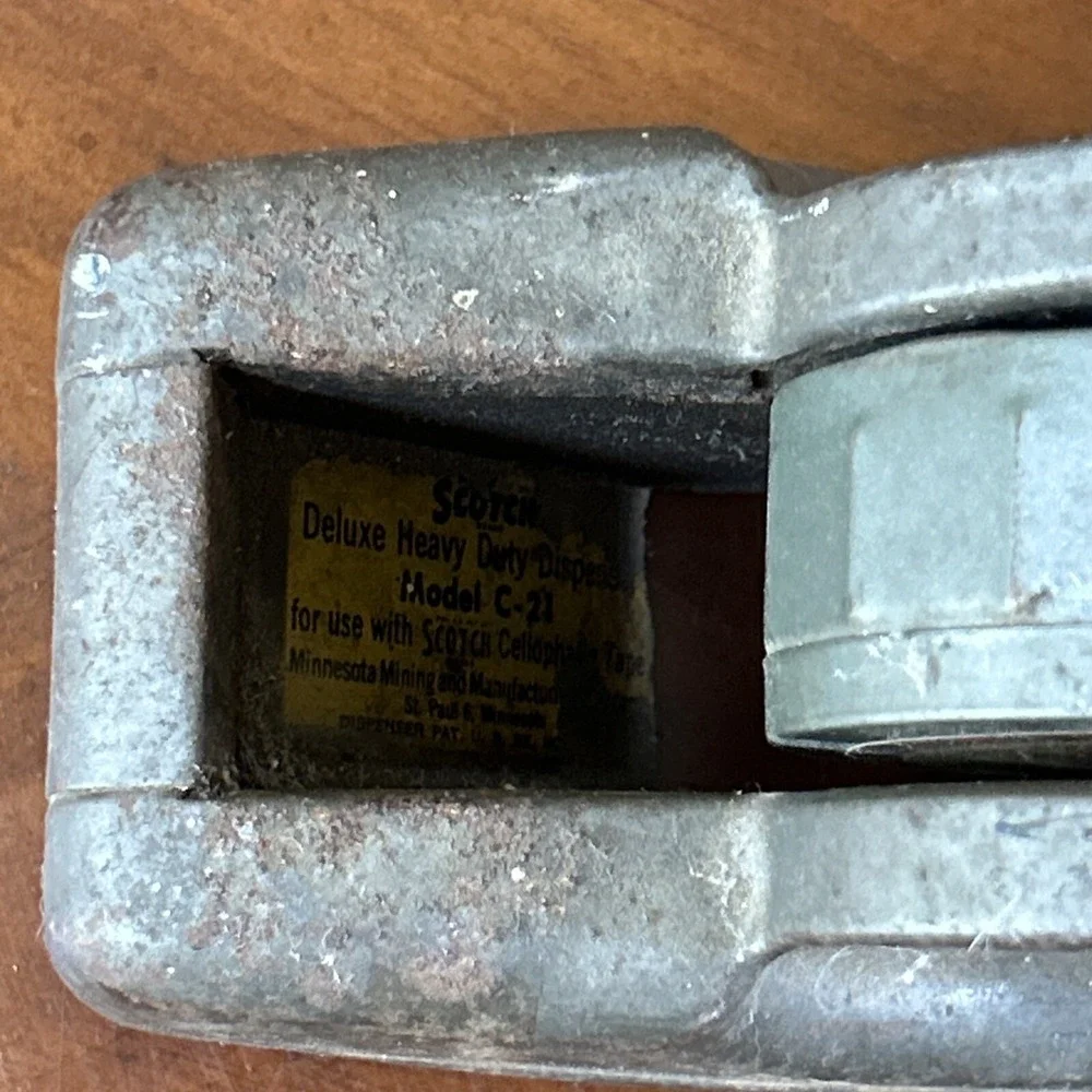 Vintage Industrial Scotch 3M Metal Multi Roll Tape Dispenser C-23 USA